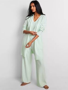 State of Day Women's Ribbed Loungewear Sweater Pajama Set NWT
